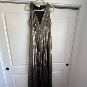 Alice and Olivia Bronze Maxi Dress